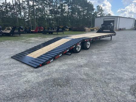 New 2027 Diamond C FMAX212 Hydraulic Dovetail 35ft (23ft+12ft) 12K Axles, #17,170lbs Payload
