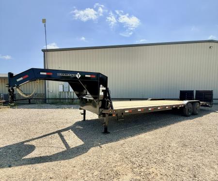 New 2027 Diamond T 102 in x 30 ft Gooseneck Super Duty Skid Pro GVWR 20000 Maxx Ramps Equipment Trailer