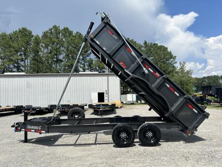 New 2027 Diamond C LPT210 Dump Trailer, 7x16, 10K Super Single Axles, 32  Sides, Swing Tarp, Hydraulic Jack