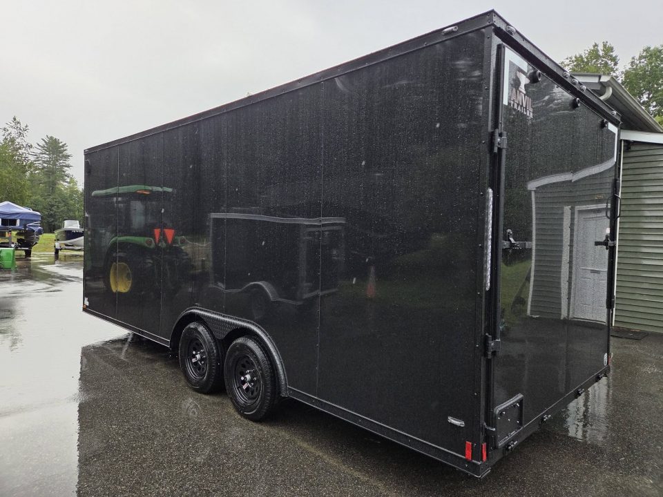 New 2027 Anvil 8.5x20 extra height enclosed cargo trailer black with black out trim Cargo / Enclosed Trailer