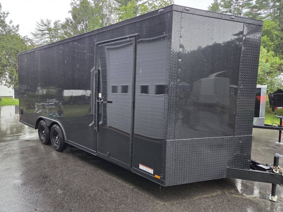 New 2027 Anvil 8.5x20 extra height enclosed cargo trailer black with black out trim Cargo / Enclosed Trailer