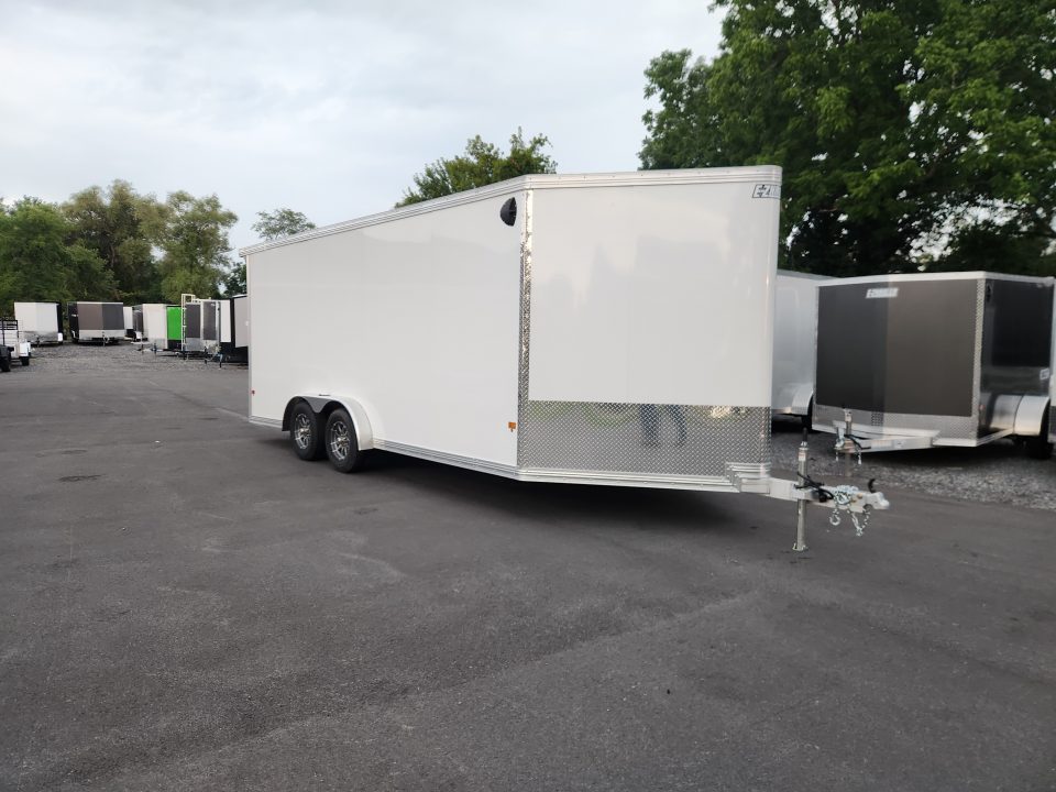 New 2027 ALCOM EZ HAULER ALUMINUM 7.5X18 Snowmobile Trailer