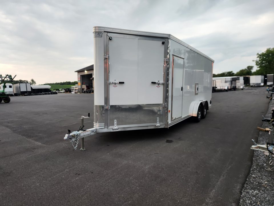 New 2027 ALCOM EZ HAULER ALUMINUM 7.5X18 Snowmobile Trailer