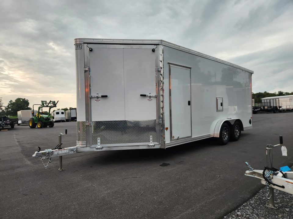 New 2027 ALCOM EZ HAULER ALUMINUM 7.5X18 Snowmobile Trailer