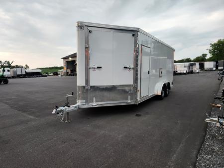 New 2027 ALCOM EZ HAULER ALUMINUM 7.5X18 Snowmobile Trailer