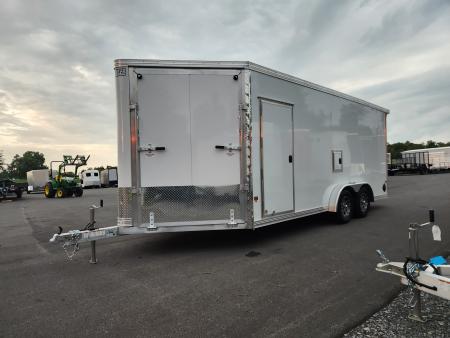 New 2027 ALCOM EZ HAULER ALUMINUM 7.5X18 Snowmobile Trailer