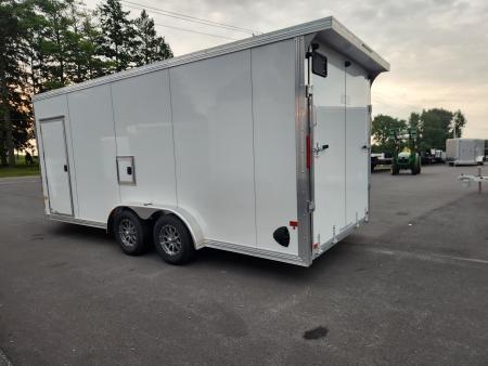 New 2027 ALCOM EZ HAULER ALUMINUM 7.5X18 Snowmobile Trailer