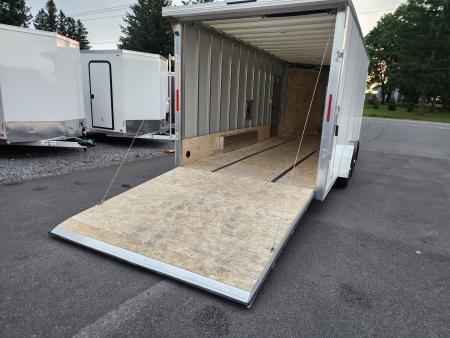 New 2027 ALCOM EZ HAULER ALUMINUM 7.5X18 Snowmobile Trailer