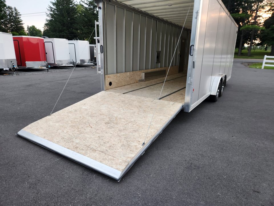 New 2027 ALCOM EZ HAULER ALUMINUM 7.5X22 Snowmobile Trailer