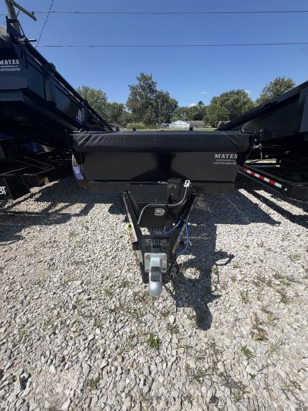 New 2027 BEHNKE ENTERPRISES LPD83X16E802 DUMP TRAILER 83X16 TA 24" SIDES (GVW:16000) BLACK