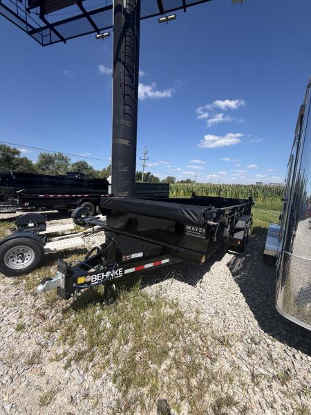 New 2027 BEHNKE ENTERPRISES LPD83X16E802 DUMP TRAILER 83X16 TA 24" SIDES (GVW:16000) BLACK