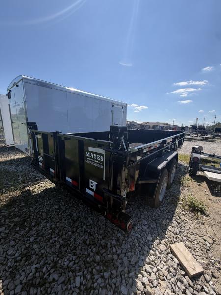 New 2027 BEHNKE ENTERPRISES LPD83X16E802 DUMP TRAILER 83X16 TA 24" SIDES (GVW:16000) BLACK