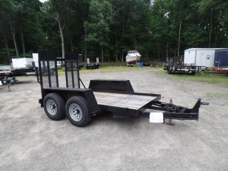Re-manufactured 2027 Cross Country Manufacturing 6X10 Scissor Lift / Skid Steer 9,990 GVWR Equipment Trailer