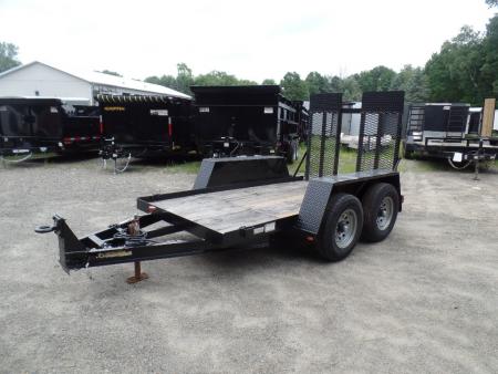 Re-manufactured 2027 Cross Country Manufacturing 6X10 Scissor Lift / Skid Steer 9,990 GVWR Equipment Trailer