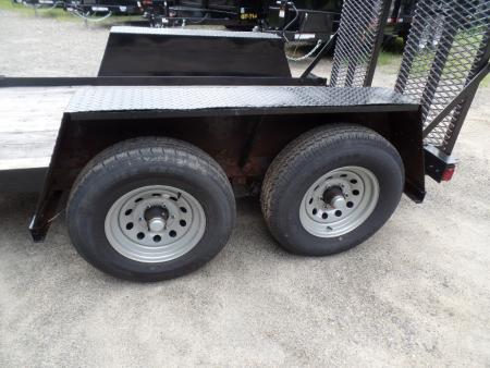 Re-manufactured 2027 Cross Country Manufacturing 6X10 Scissor Lift / Skid Steer 9,990 GVWR Equipment Trailer