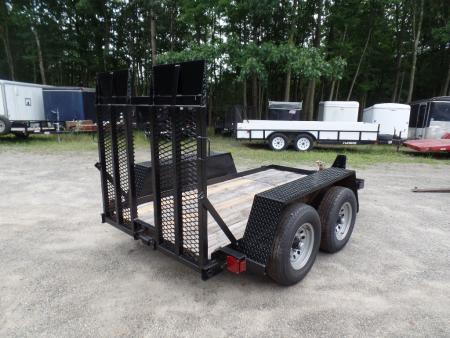 Re-manufactured 2027 Cross Country Manufacturing 6X10 Scissor Lift / Skid Steer 9,990 GVWR Equipment Trailer