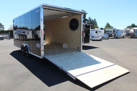 New 2027 E-Z Hauler XLT Pro Series 8.5'x20' Enlcosed Car Trailer - Side Door - Extra Tall - Rear Door Canopy - Aluminum Composite Panels
