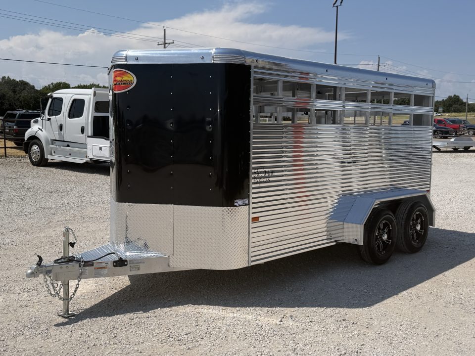 New 2027 Sundowner 16' Stockman Express Bumper Pull Stock Trailer