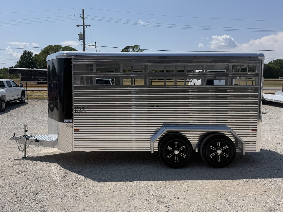 New 2027 Sundowner 16' Stockman Express Bumper Pull Stock Trailer