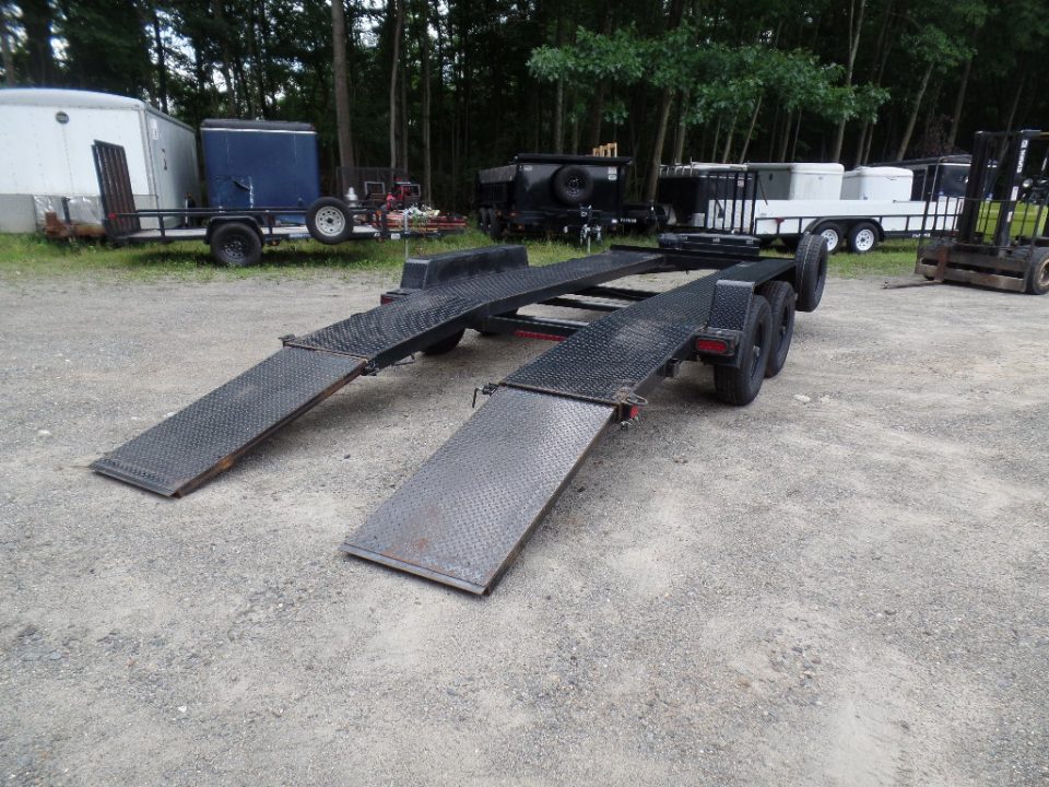 Used 2026 Premier Trailers Inc. 7X16 open center steel deck , 9,990 GVWR Car Hauler