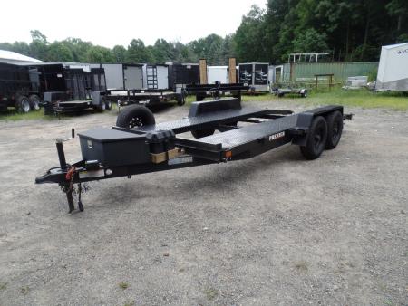 Used 2026 Premier Trailers Inc. 7X16 open center steel deck , 9,990 GVWR Car Hauler