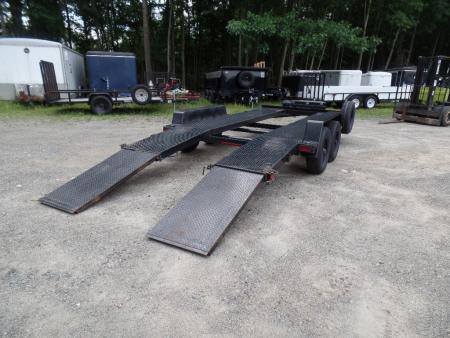 Used 2026 Premier Trailers Inc. 7X16 open center steel deck , 9,990 GVWR Car Hauler