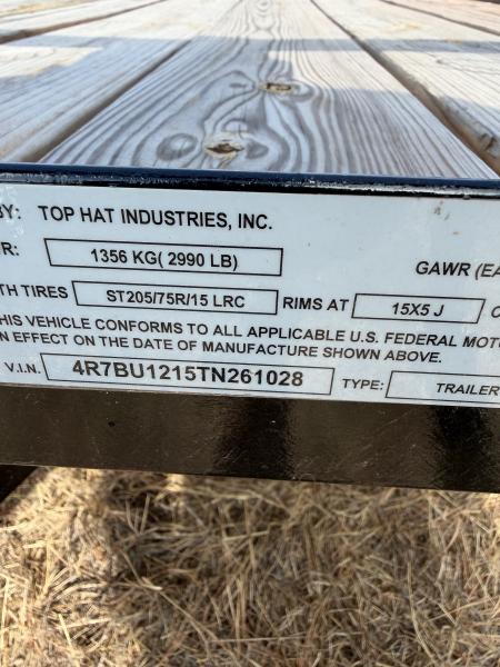 New 2026 Top Hat Trailers QH Utility Trailer