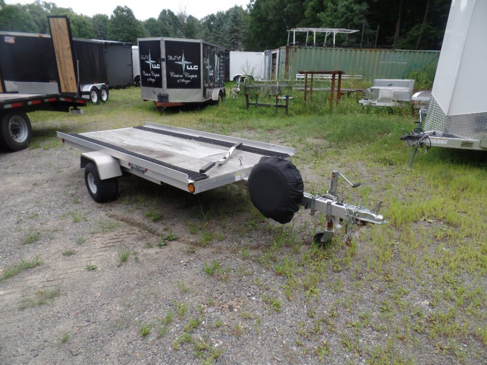 Used 2022 Triton Trailers Single Place 4.5X10 ft. Snowmobile Trailer