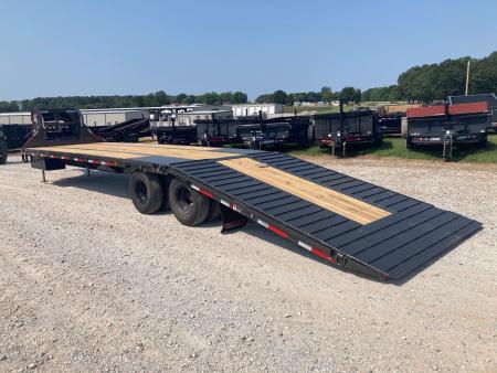 New 2027 MAXX-D 102x36 TANDEM 25K GN HYDROTAIL W/ STEEL RUNNERS, HYDROJACKS, 14 PLY TIRES & WIRELESS REMOTE Flatbed Trailer