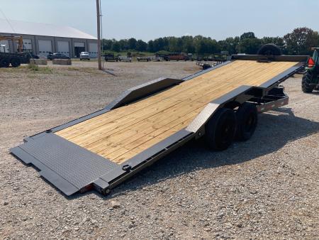 New 2027 MAXX-D 102X24 TANDEM 17.5K FULL TILT W/ HYDROJACKS, DRIVE OVER FENDERS & WIRELESS REMOTE Tilt Trailer