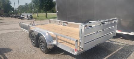 New 2027 H&H Trailers 82x16 Aluminum ATV Trailer 7K Utility Trailer