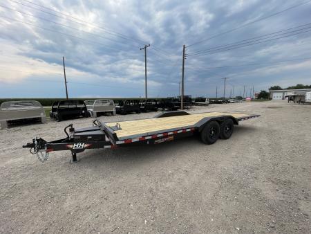 New 2027 H&H Trailers 102x22 Electric Tilt Speed Loader 14K Equipment Trailer