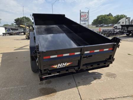New 2027 H&H Trailers 83x16 Industrial Gooseneck 14K Scissor Dump Trailer