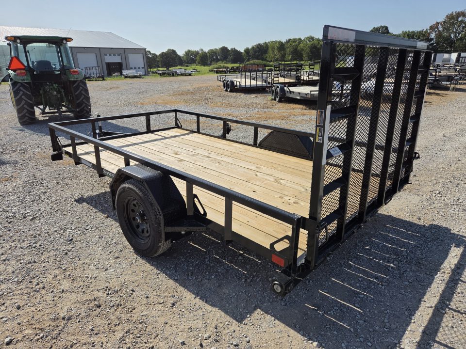 New 2027 Load Trail 77X12 SINGLE 3.5K TUBE TOP UTILITY W/4' SPRING GATE