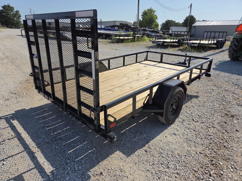 New 2027 Load Trail 77X12 SINGLE 3.5K TUBE TOP UTILITY W/4' SPRING GATE