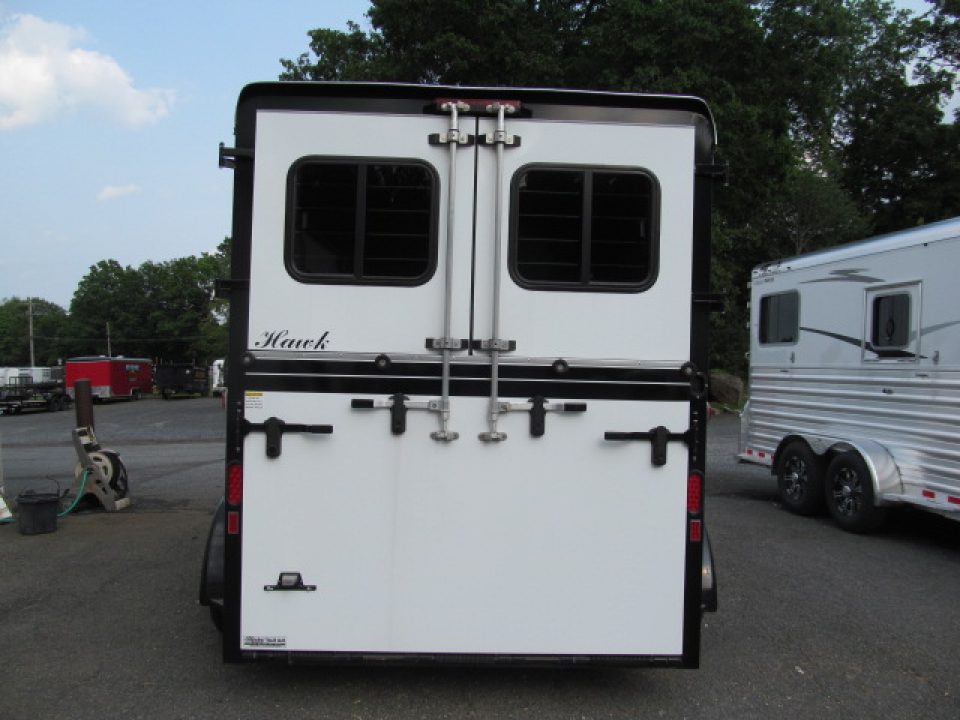 Used 2025 Hawk Custom Classic 2H w/ DR and Side Ramp Horse Trailer