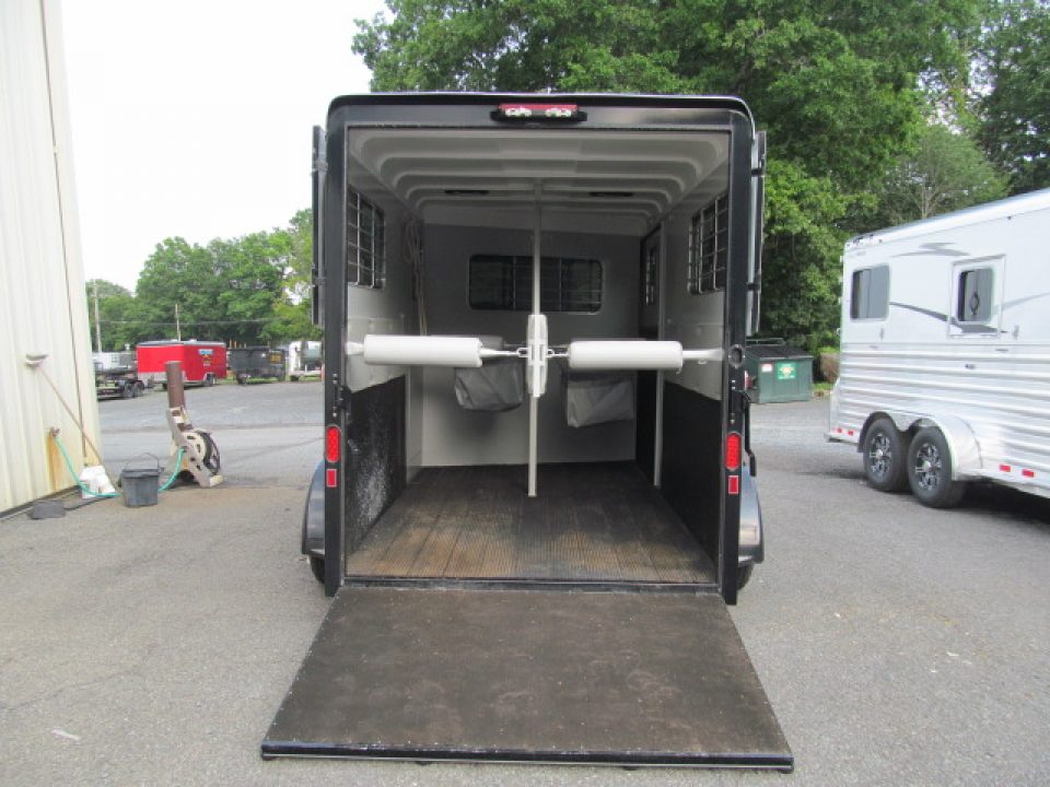 Used 2025 Hawk Custom Classic 2H w/ DR and Side Ramp Horse Trailer