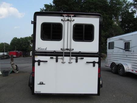 Used 2025 Hawk Custom Classic 2H w/ DR and Side Ramp Horse Trailer