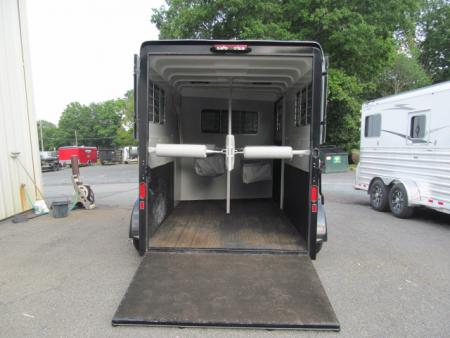 Used 2025 Hawk Custom Classic 2H w/ DR and Side Ramp Horse Trailer