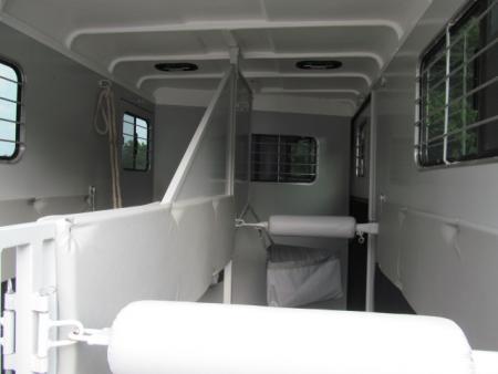 Used 2025 Hawk Custom Classic 2H w/ DR and Side Ramp Horse Trailer