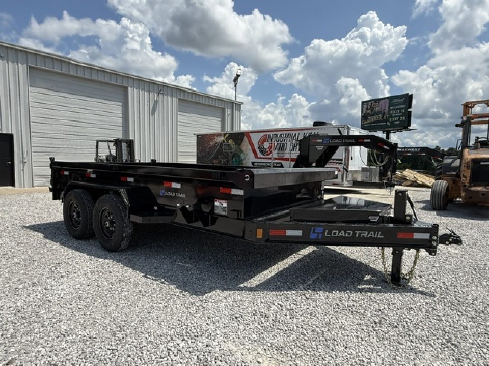New Load Trail Dump 7x14 14K 18" Sides- Black