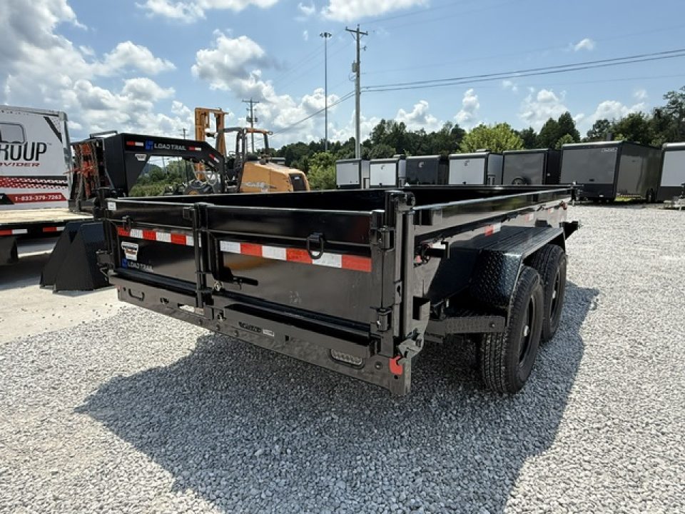 New Load Trail Dump 7x14 14K 18" Sides- Black