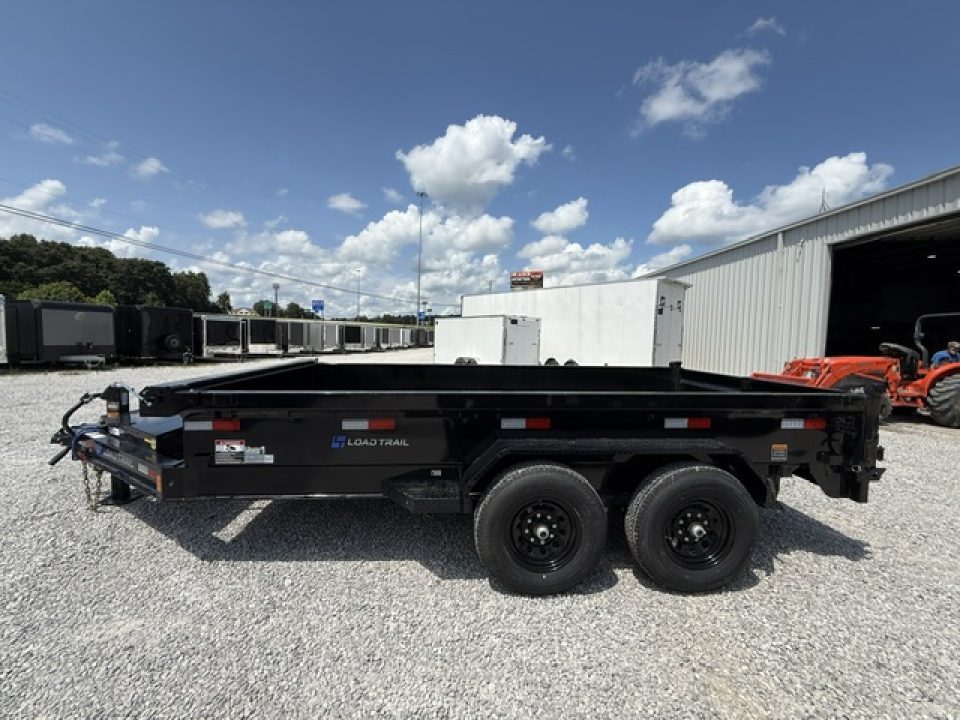 New Load Trail Dump 7x14 14K 18" Sides- Black