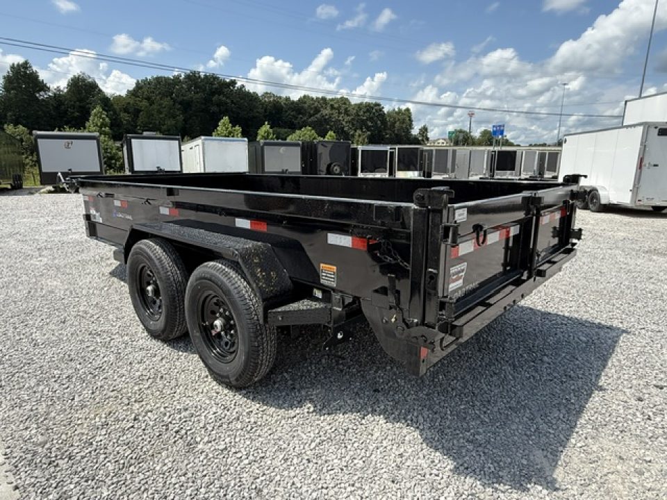 New Load Trail Dump 7x14 14K 18" Sides- Black