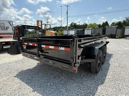 New Load Trail Dump 7x14 14K 18" Sides- Black