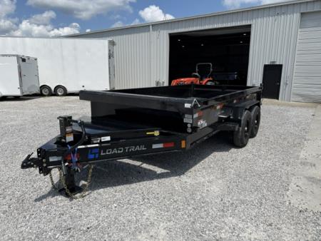 New Load Trail Dump 7x14 14K 18" Sides- Black