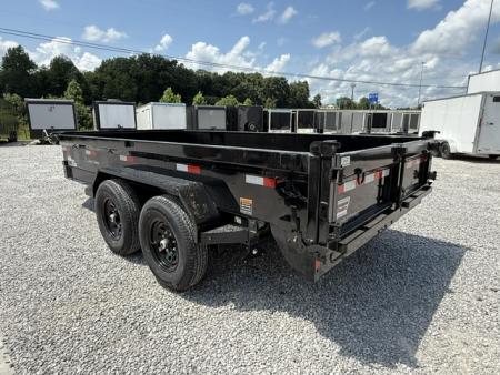 New Load Trail Dump 7x14 14K 18" Sides- Black