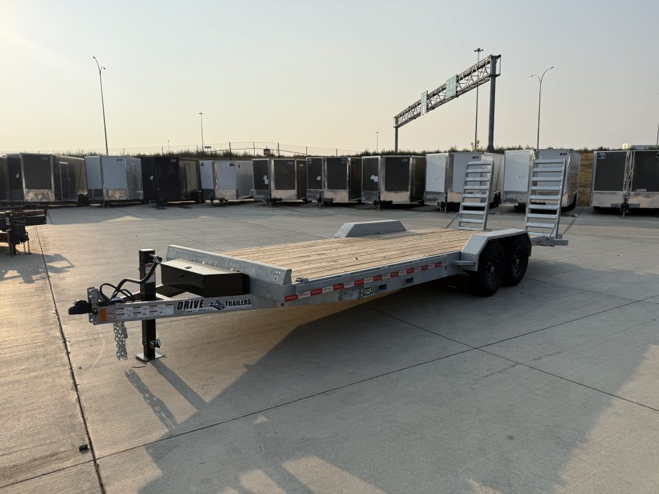 New 2027 Drive Trailers equipment hauler 14K Flatbed Trailer