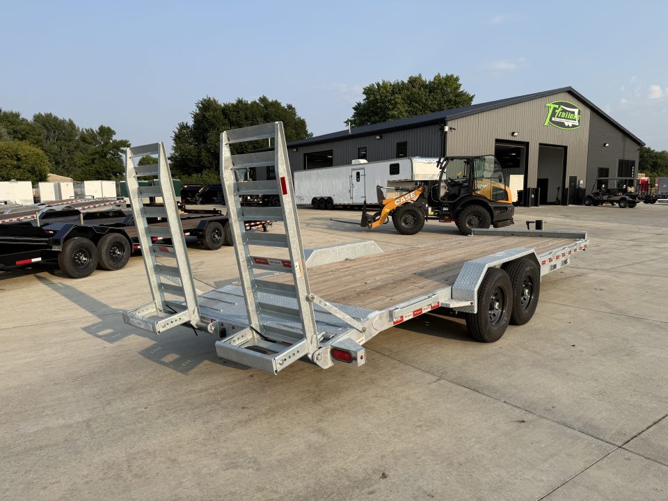 New 2027 Drive Trailers equipment hauler 14K Flatbed Trailer