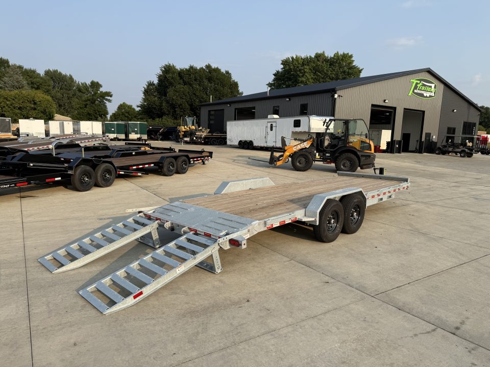 New 2027 Drive Trailers equipment hauler 14K Flatbed Trailer